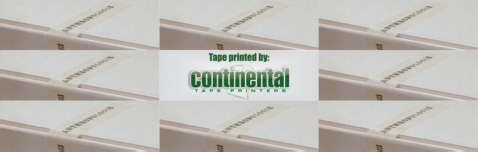 Printed Custom Tape - Continental Tape Printers - Custom Printed Packaging Tape